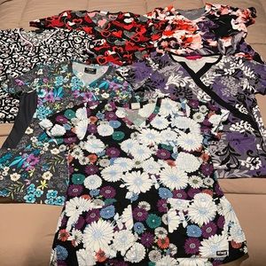 NW/out TAGS MEDIUM SCRUB TOPS-diff brands/ designs
